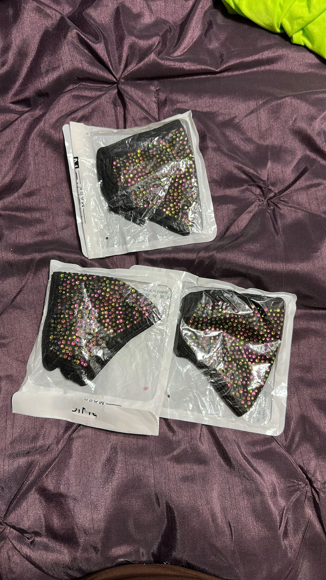 New Bling Rhinestone Face Mask