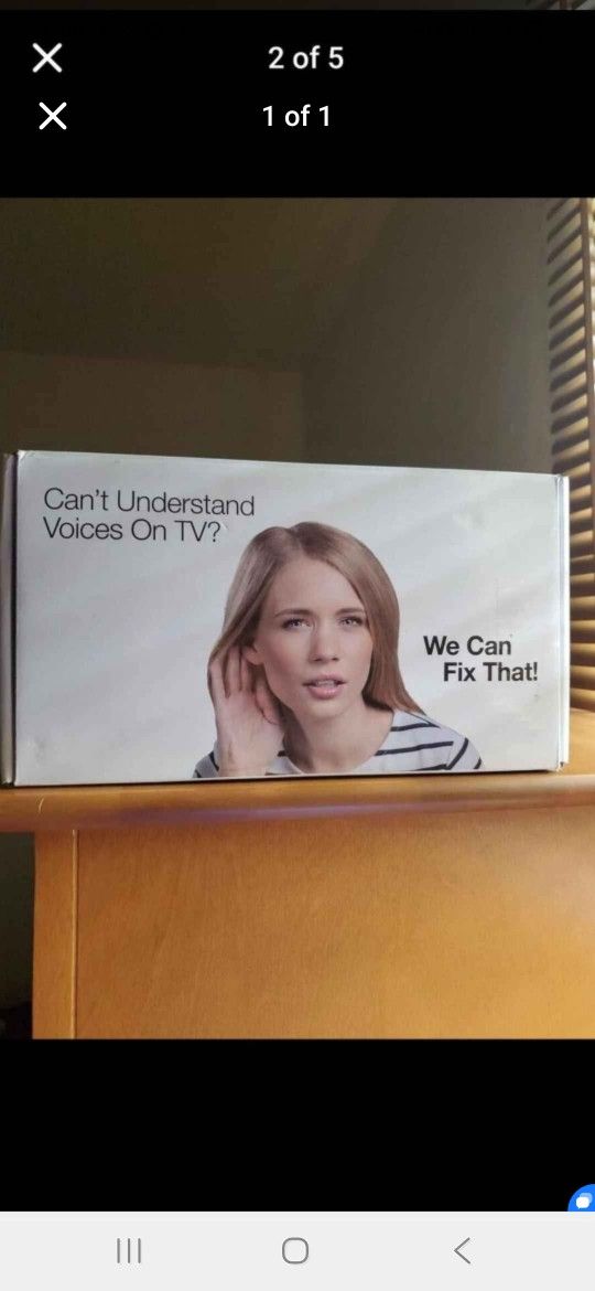 AccuVoice AV100 TV Speaker Soundbar with Voice Boost