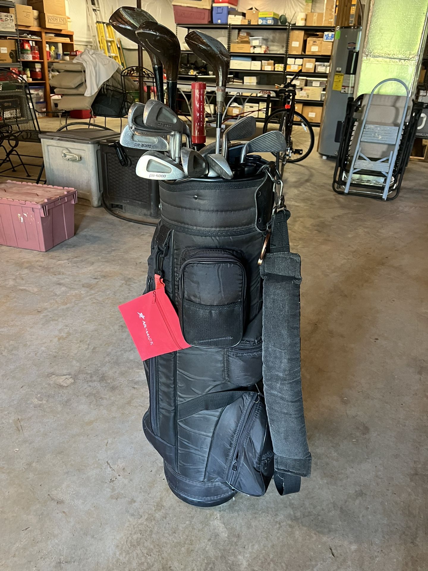 Golf Clubs, Bag And Golf Balls