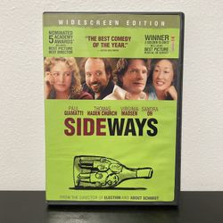 Sideways DVD Movie Widescreen Edition Paul Giamatti Comedy 2005