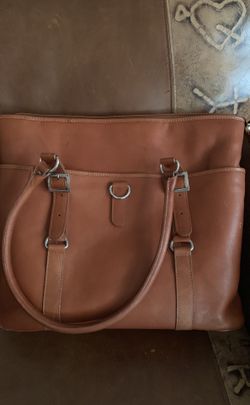 Leather computer bag 