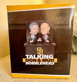 San Diego Padres Don and Mud Talking Bobblehead 2023 Theme Game NEW