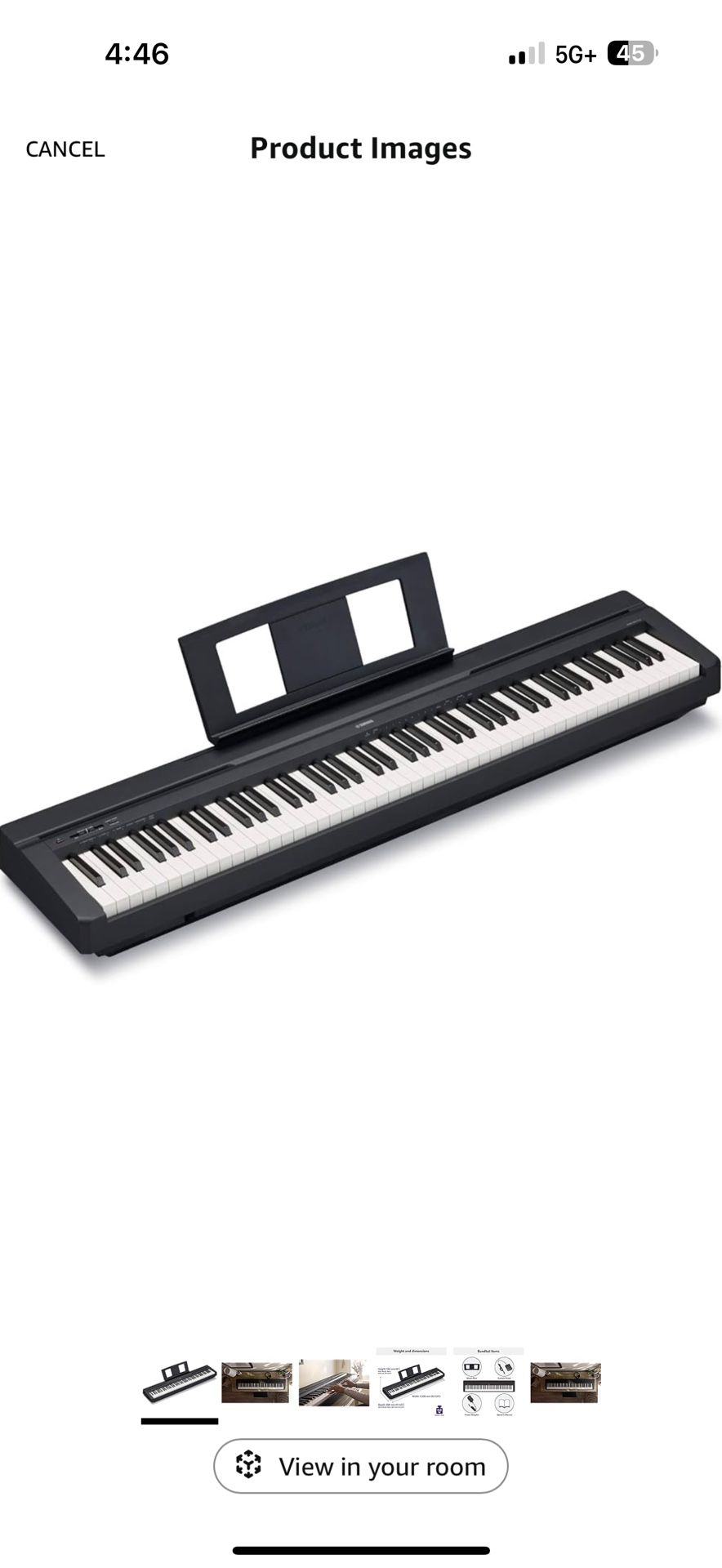 YAMAHA P71 88-Key Weighted Action Digital Piano