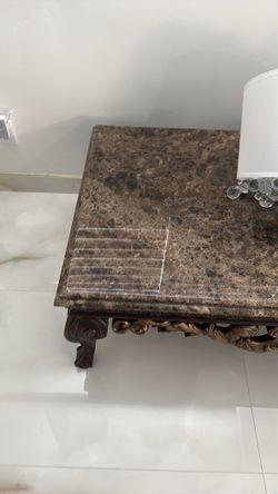 Coffee table marble
