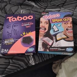 Taboo game set