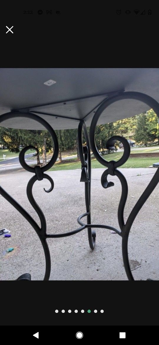 2 Heavy Metal ARHAUS Furniture Tables