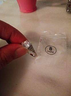 Beautiful silver s925 ring size 8