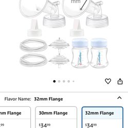 Maymom Pump Parts Compatible with Spectra S2 S1, 32 mm Flange Valve Tube Bottle Backflow Protector, Not Original Spectra S2 Replacement Pump Parts Duc