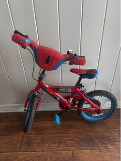 Toddler Spider-Man bike
