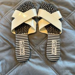 White Sandals 7US