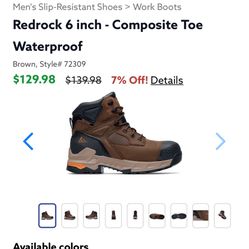 Composite Toe Work Boots 