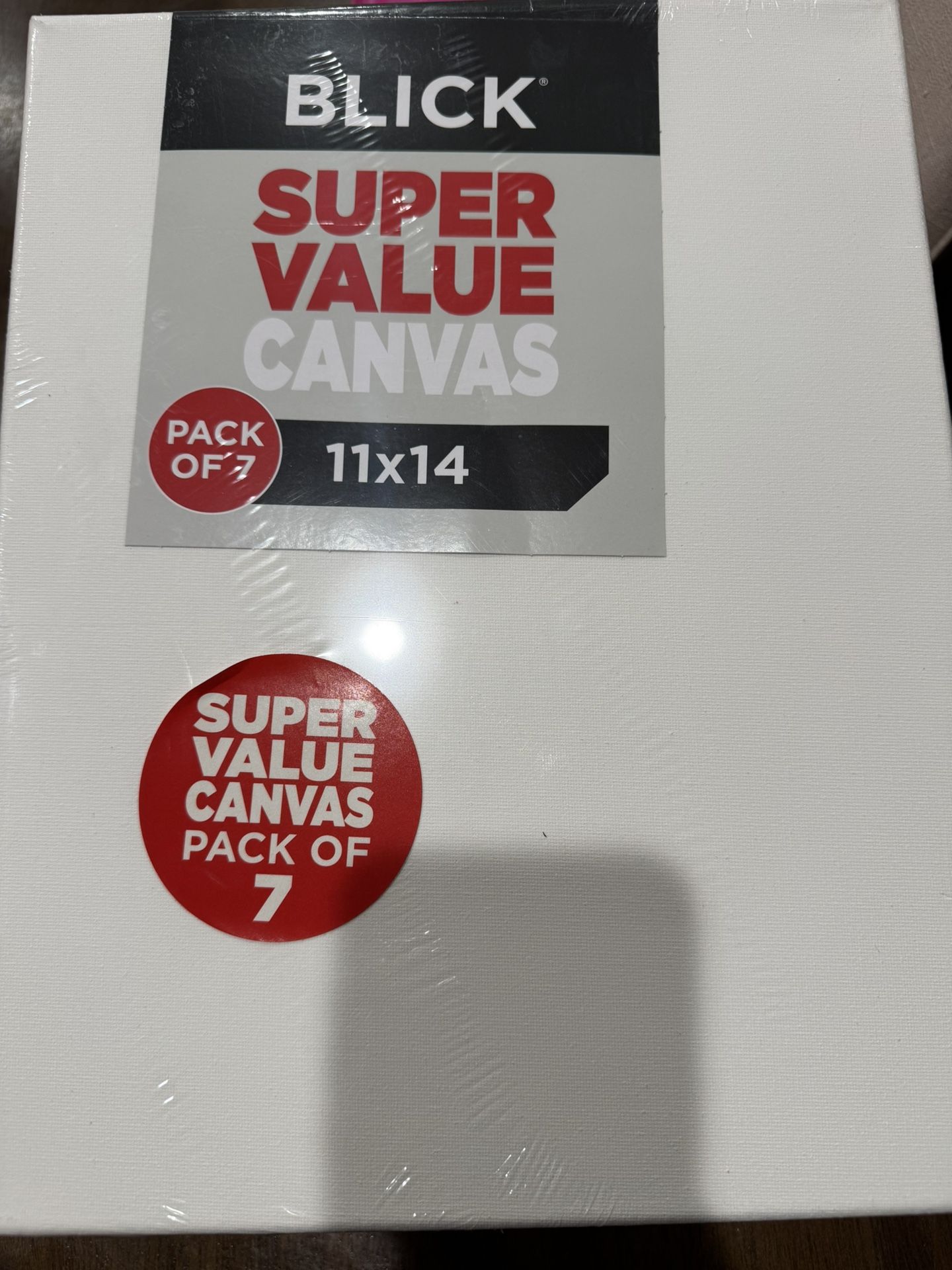 Blick Super Value Canvas Pack Of 7 For $10