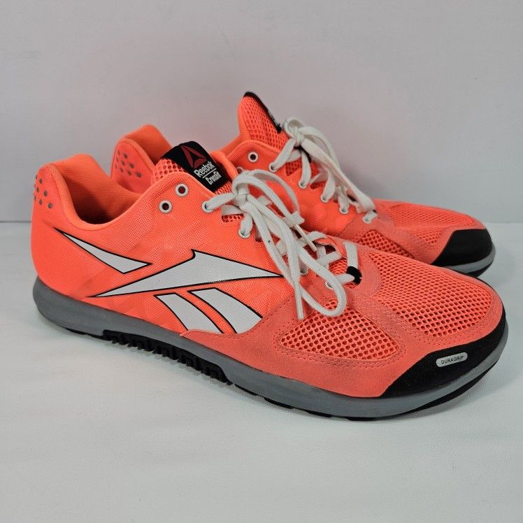 Reebok Crossfit Nano 2.0 Men's 12.5 Orange Mesh Athletic Cross Training Shoes