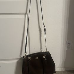 Coach Bronze Colored Purse 