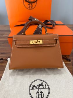 Hermes mini Kelly gold on gold hardware