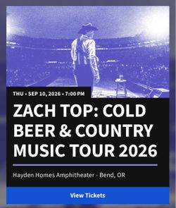 Zach Top - Bend Oregon 9/10