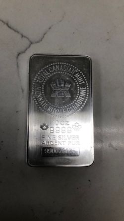 10 oz silver bar