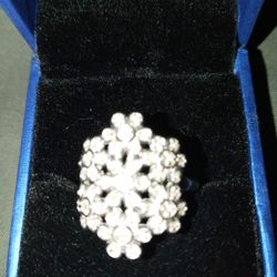 Uncut Polki Diamond Flower Ring 