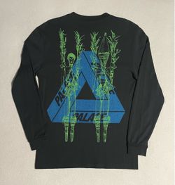Palace FW19 Pair Of Hippys Longsleeve Shirt Black Size Small