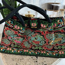 Genuine Embroidered Vintage BOHO handbag