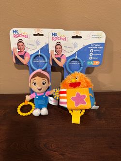 Ms. Rachel Sensory Take-Along Toys Set of 2
