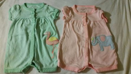 Newborn onesie's