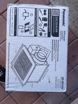 Panasonic RG-C811HA Whisper Choice Auto DC 80/110 CFM Fan with Humidity Sense
