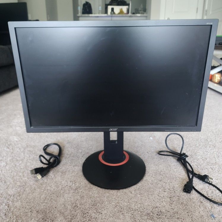 Acer XFA240 24" Gaming G-SYNC Compatible Monitor 1920 x 1080, 144hz, 1ms Response Time