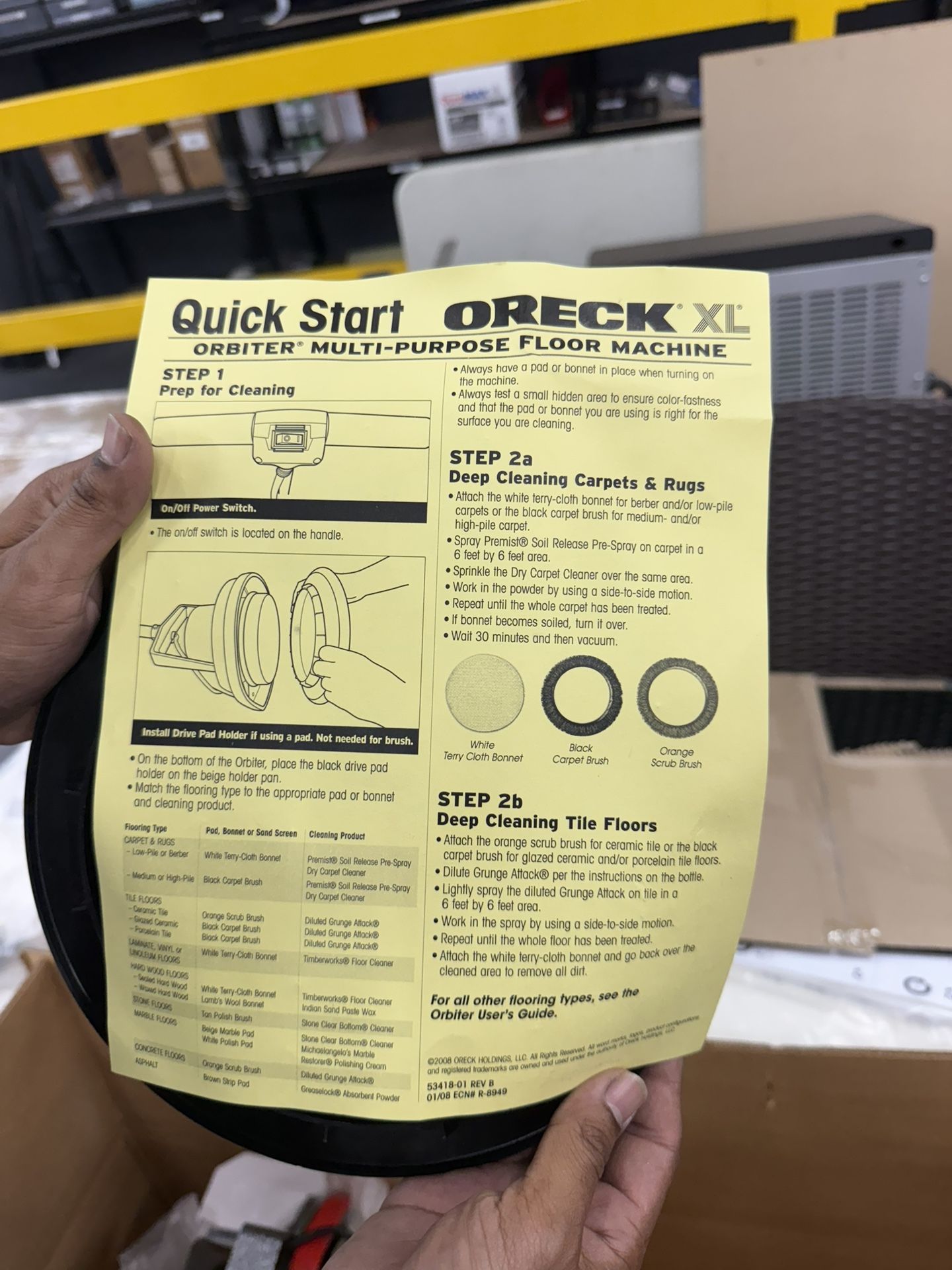 Cleaning Scrubber Equipment