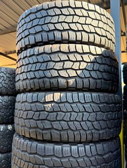 265/70/18  Cooper vendo un set de llantas usadas excelente condiciones de vida las 4 ✅🤩I am selling a set of used tires, all 4 in excellent living co