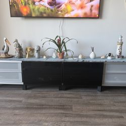 IKEA BESTÅ Wall-mounted / Tv cabinet combination Black/brown