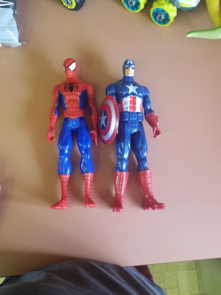 Spider Man N Captain America 