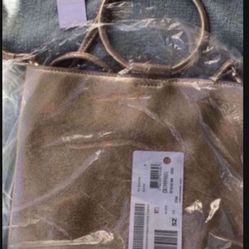 $125 Paid $165 Le Pouch Leather Ring Handle Crossbody Bag THACKER Price $148.00+ Tax