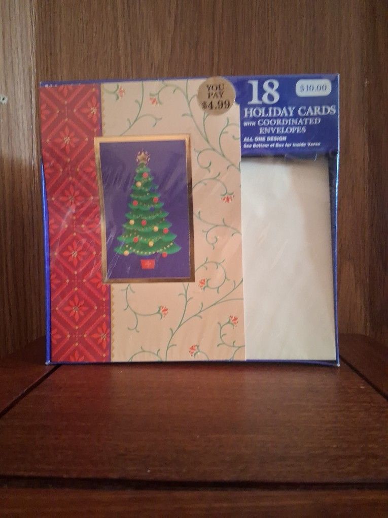 Box Of 18 Christmas Cards Brand New