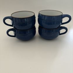 Friesland Melitta Germany  Ceracron Ceramic Blue Cups