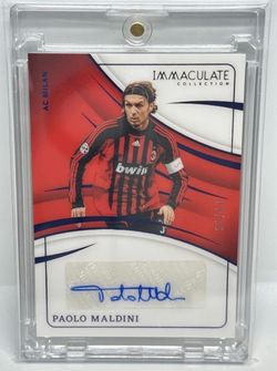Paolo Maldini Panini Immaculate Collection 2024-25 Sapphire /10 AC Milan