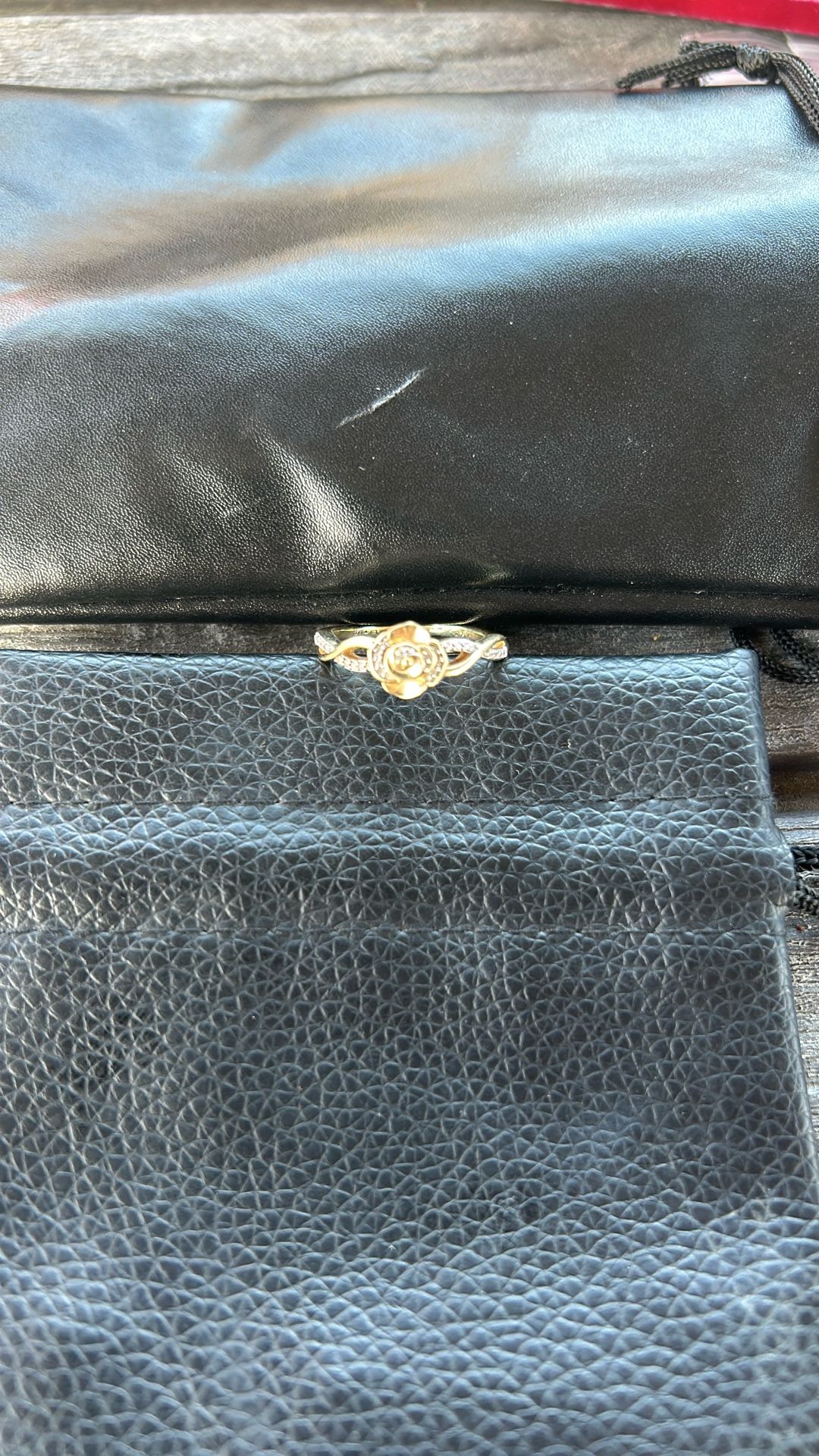 10K Gold Disney Rose Ring