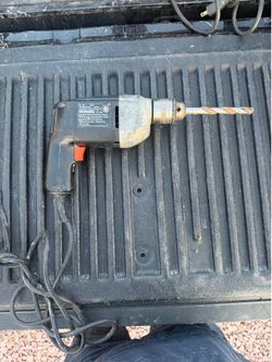 Older Craftsman heavy-duty 1/2” corded electric drill in good used condition