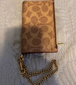 Coach Small Chain Wallet