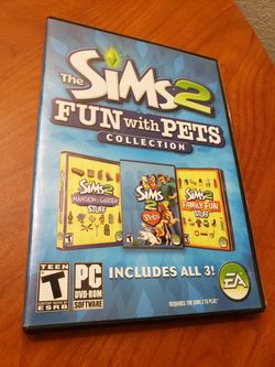 Sims 2: Fun With Pets Collection (PC, 2010) Game
