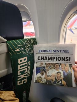 Milwaukee Bucks Champion Newspaper