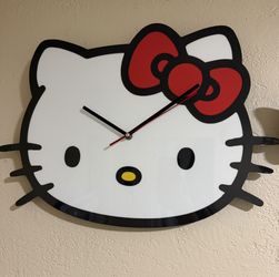 Hello Kitty Clock