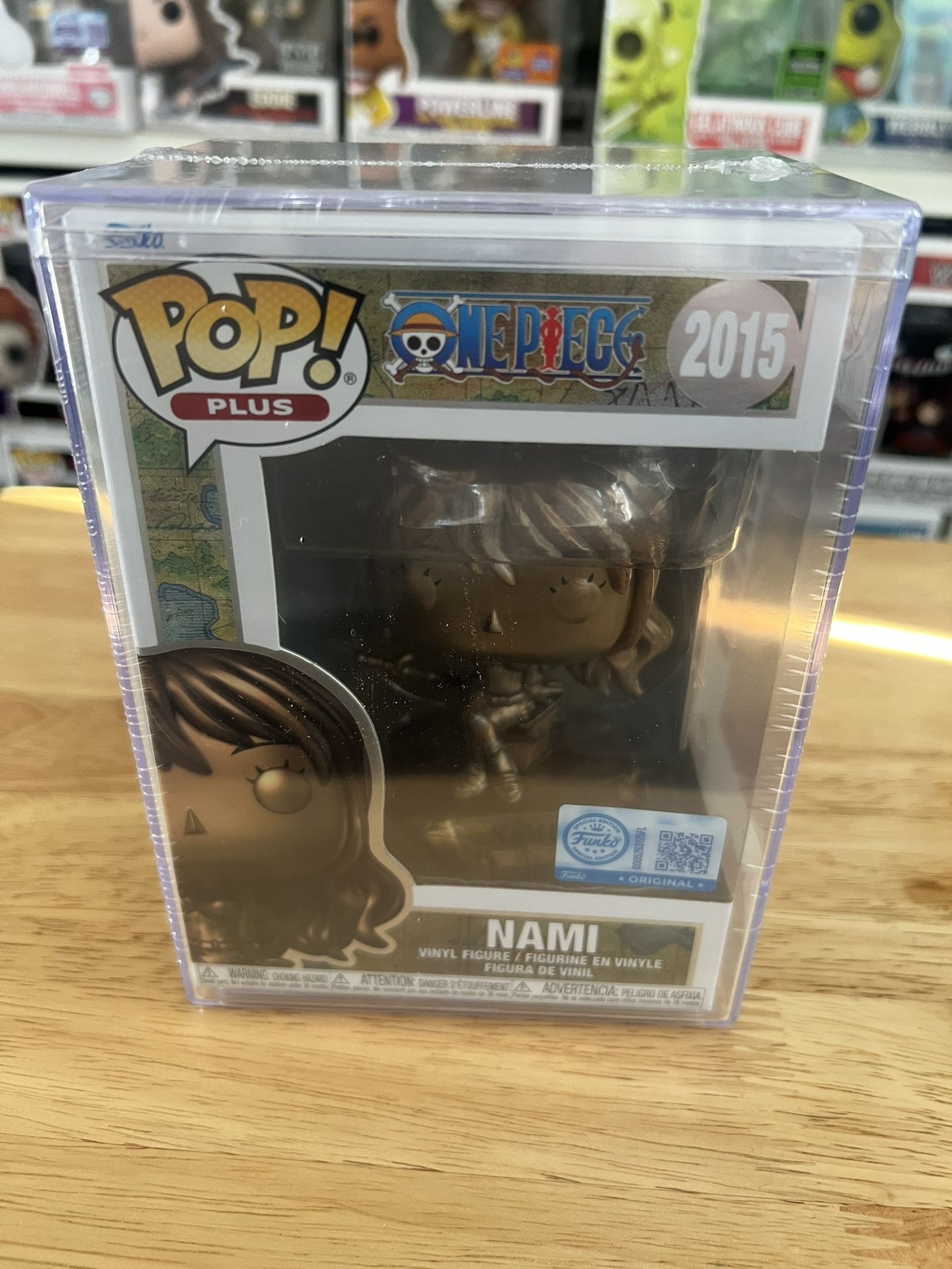 EXCLUSIVE Bronze Statue Nami One Piece Funko Pop #2015 Manga Anime Animation TV