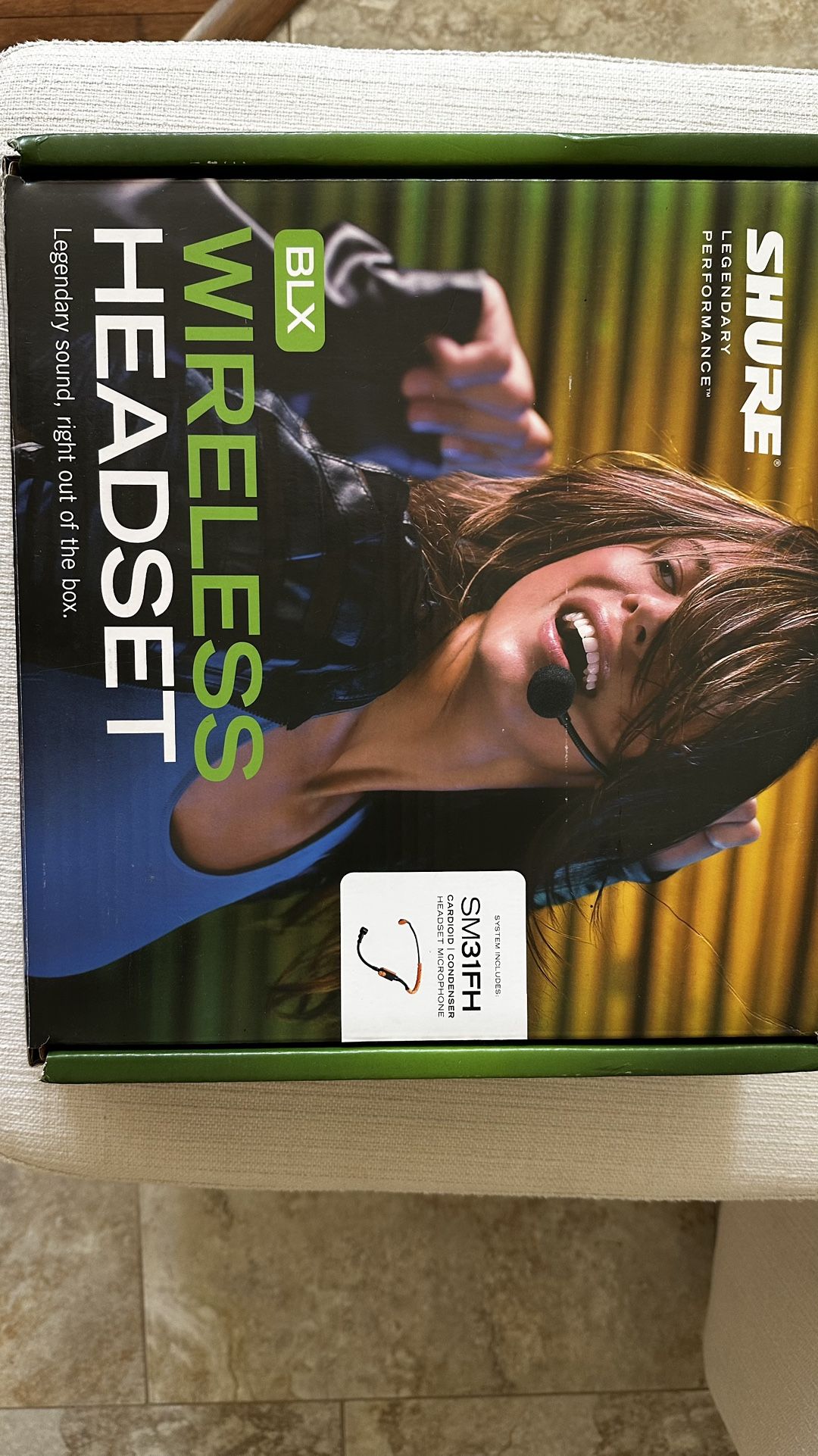 Shure BLX Wireless Headset SM31FH