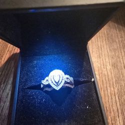 14k Rose Gold Engagement Ring 1CT Diamonds