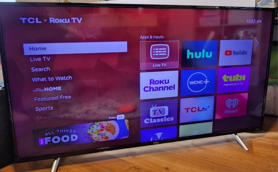 55" TCL Roku Smart TV