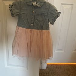 Distressed Jean Dress 