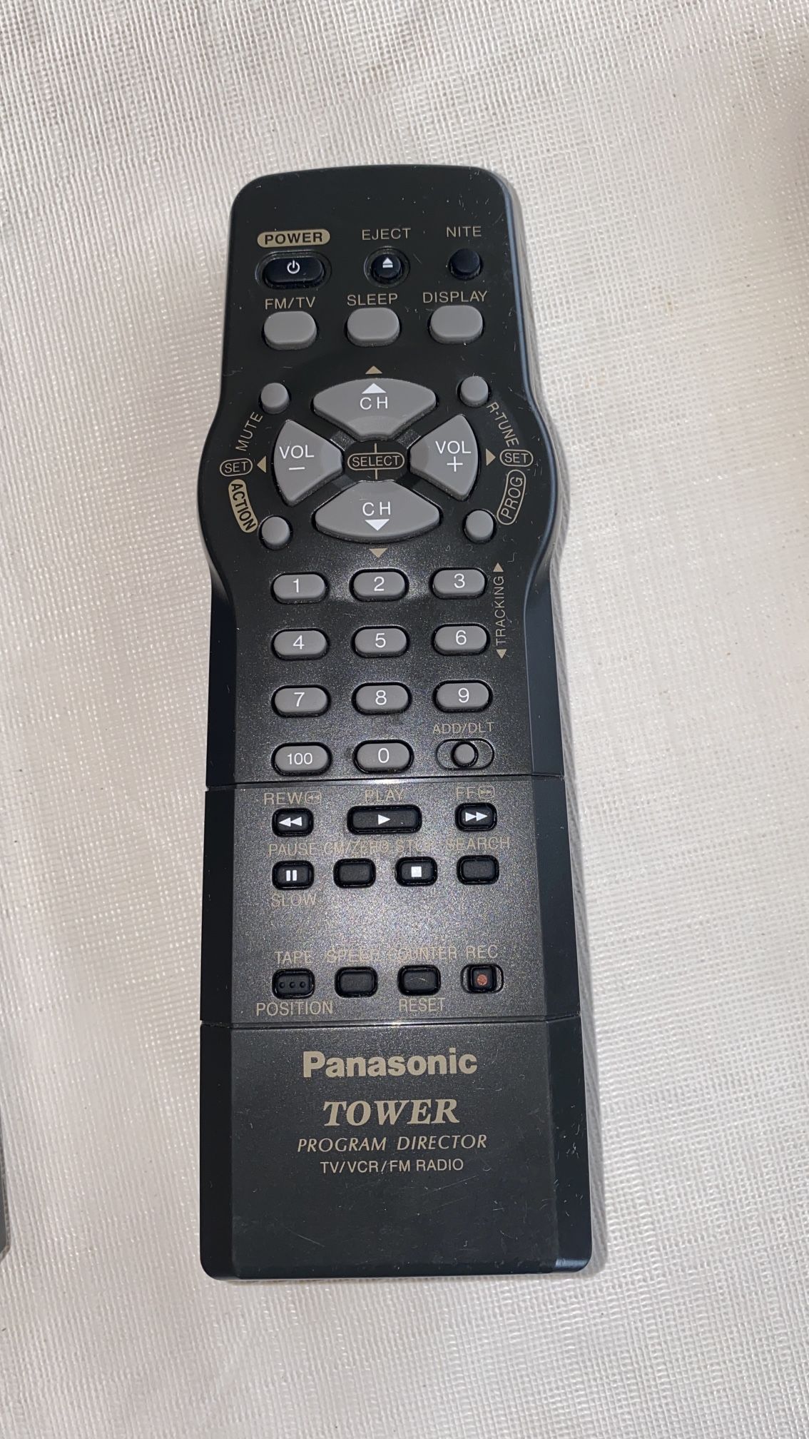 Panasonic Tower Program Director Tv VCR/ Fm Radio
