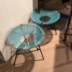 2 Outdoor Side Tables $25