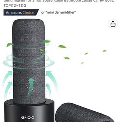 Mini Dehumidifier, Afloia Dehumidifier Rechargeable Cordless Dehumidifiers with Heating Base, Quiet Small Portable Dehumidifier for Small Spa